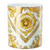 Vaso 18 cm Versace Medusa Rhapsody: elegante oro con dettaglio Medusa, un pezzo di lusso per una decorazione sofisticata e di classe.