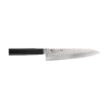 Coltello Kasumi Kuro damascato da cuoco 21 cm: lama affilata, design giapponese elegante, perfetto per tagli precisi e versatili in cucina.