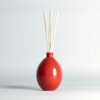 Vaso profumo ambiente Raku Euthalia: ceramica artigianale con finitura crackle  unica. Elegante e raffinato per un profumo in tutta casa.