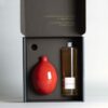 RAKU COLLECTION - RED PERFUME HOLDER VASE - Image 3