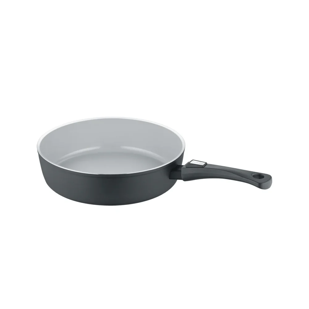 Tegame Berndes B-Perfect 24 cm: antiaderente, adatto a induzione, manico rimovibile, qualità tedesca e design moderno.