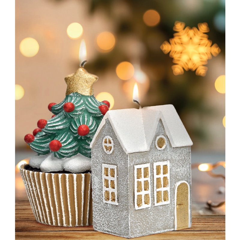 CANDELE NATALIZIE DECORATIVE - immagine 10